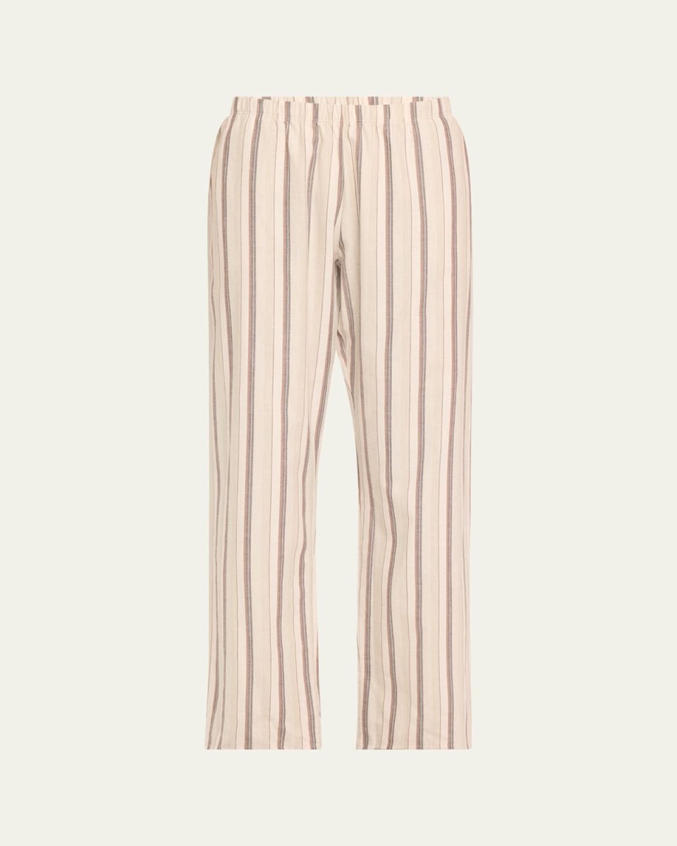 Loungy Nights Striped Flannel Pants